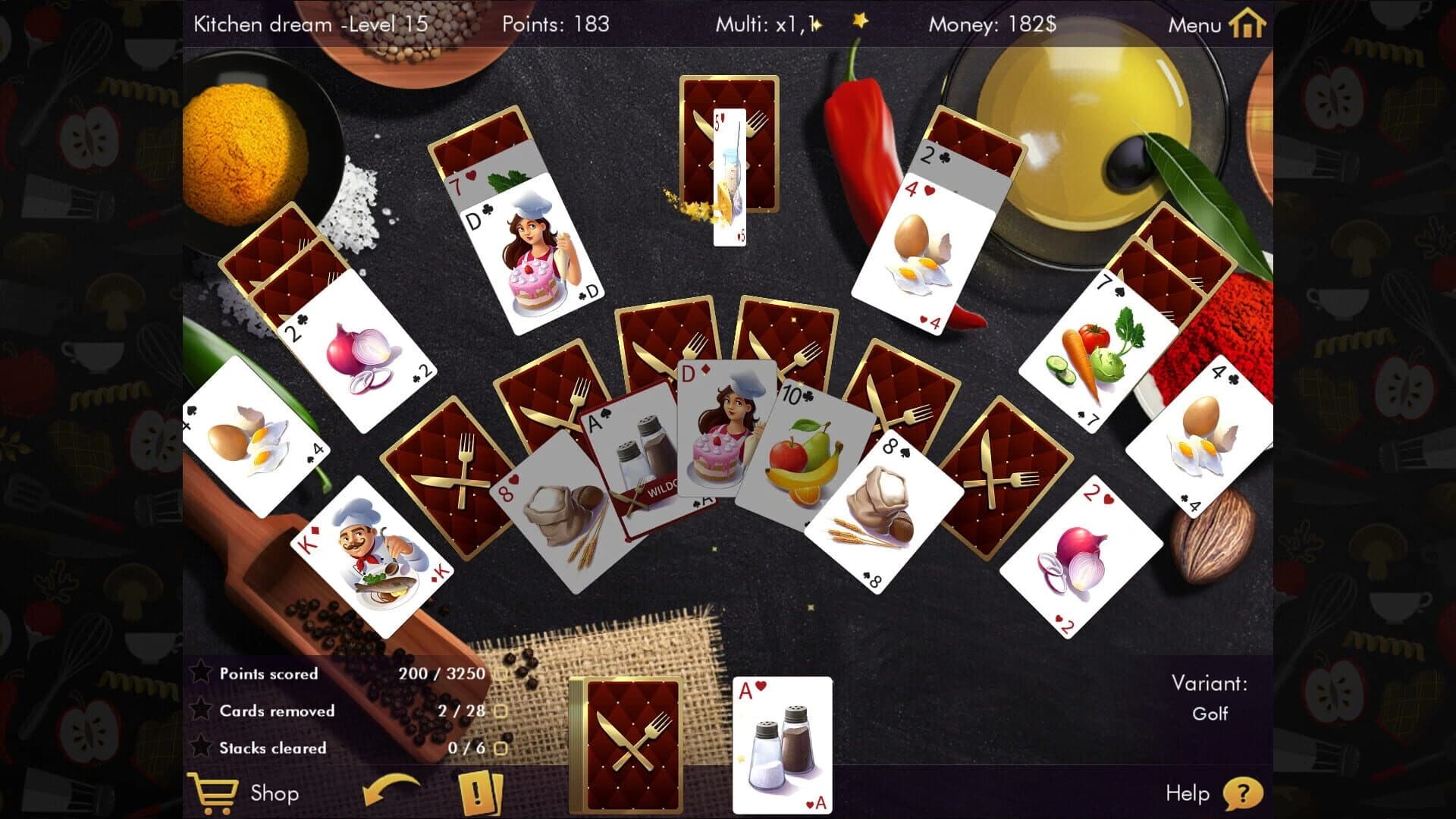 Delicious Solitaire screenshot 4