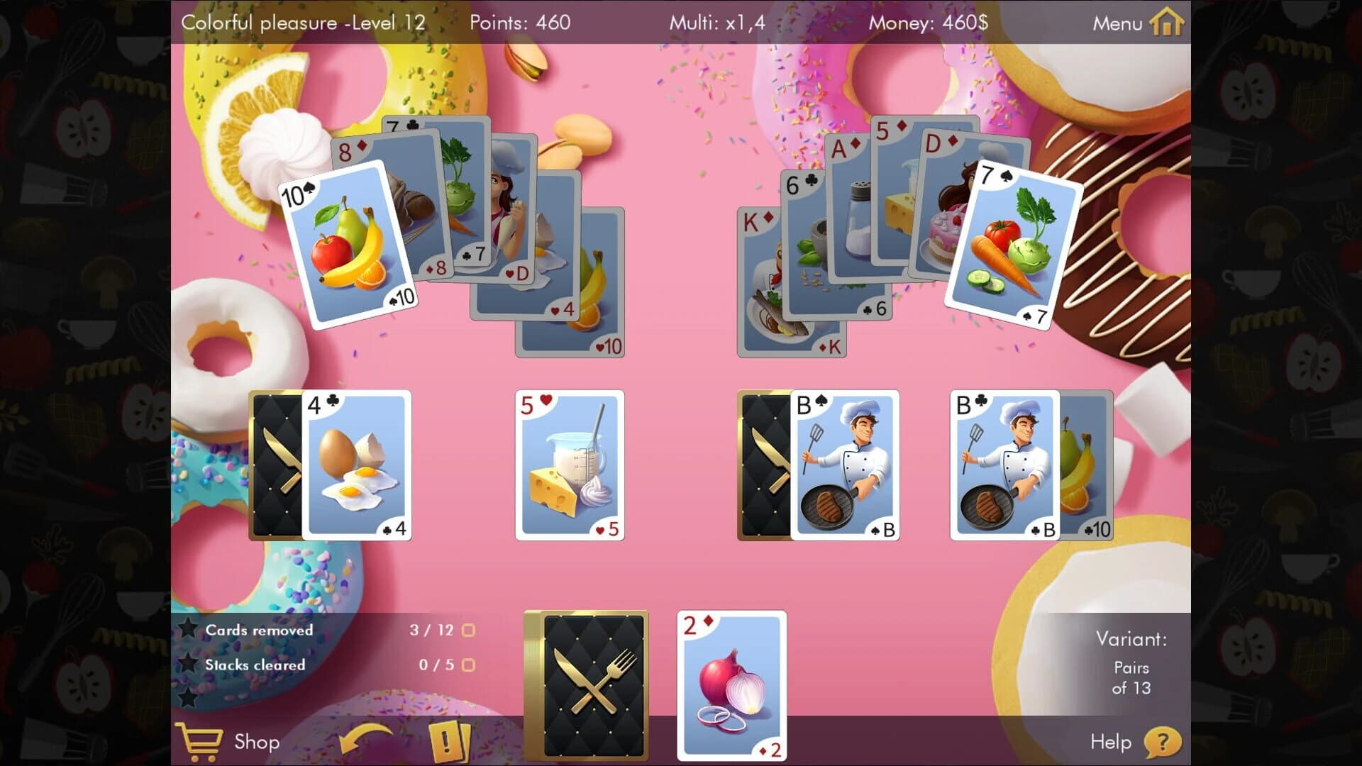 Delicious Solitaire screenshot 1