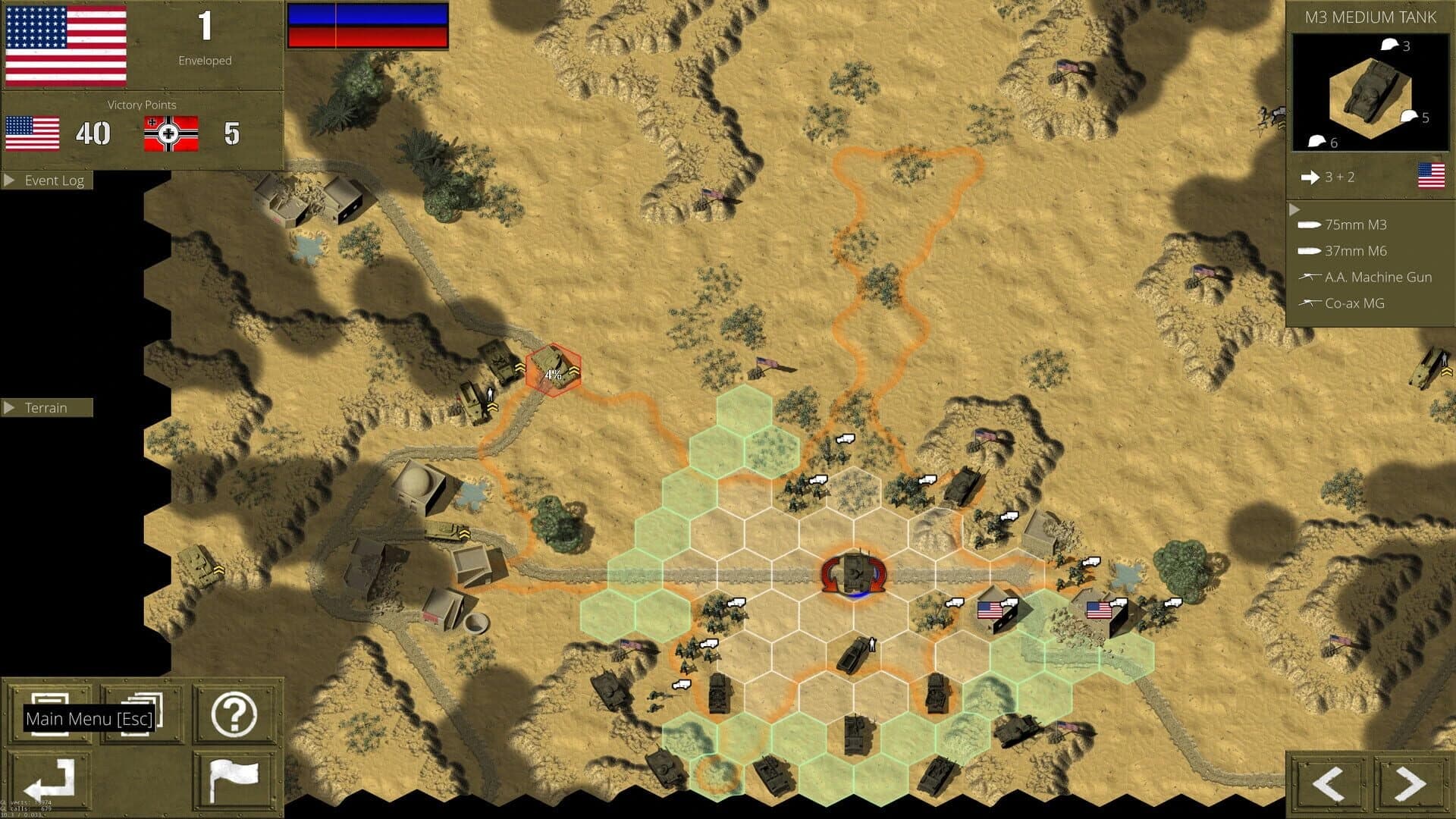 Desert War WWII screenshot 2