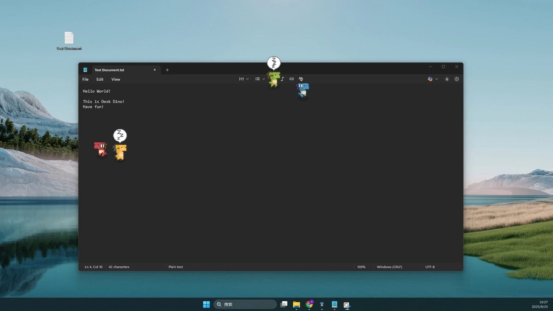 Desk Dino screenshot 2