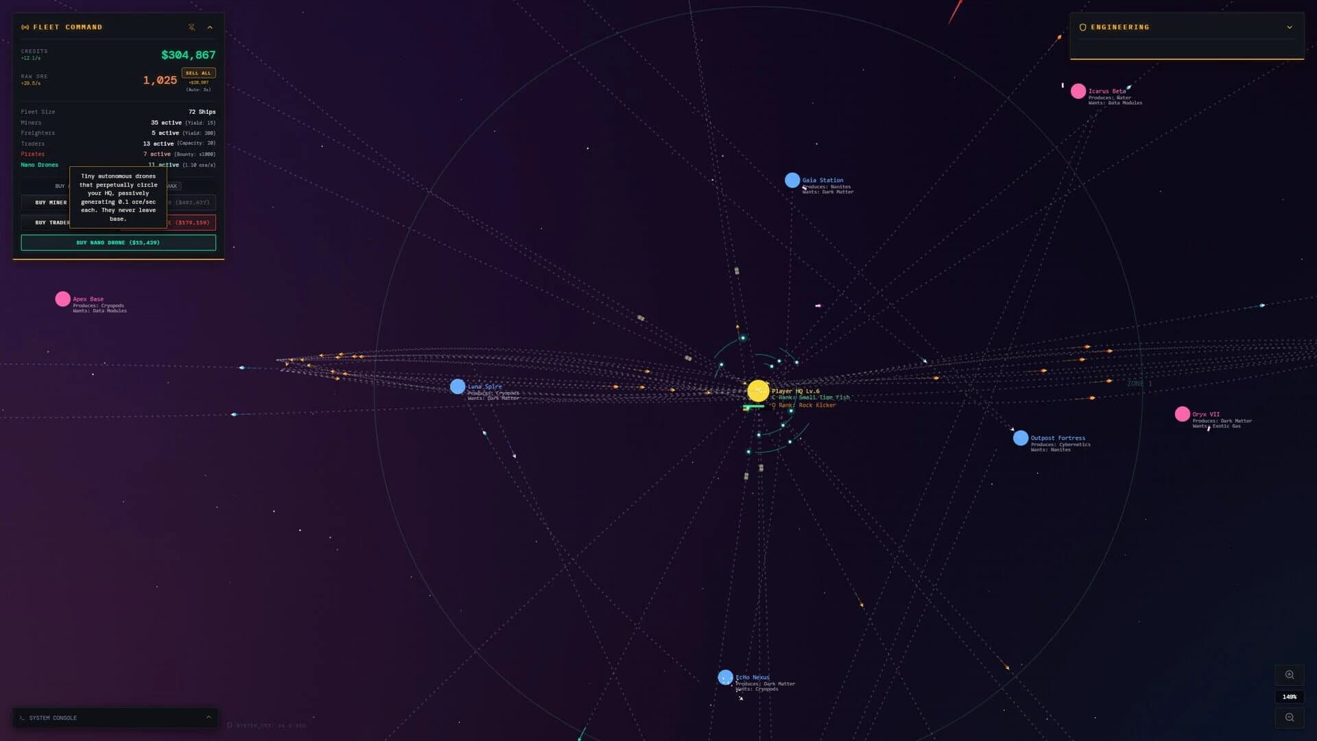 Desk Space: Idle Spacefleet clicker screenshot 2