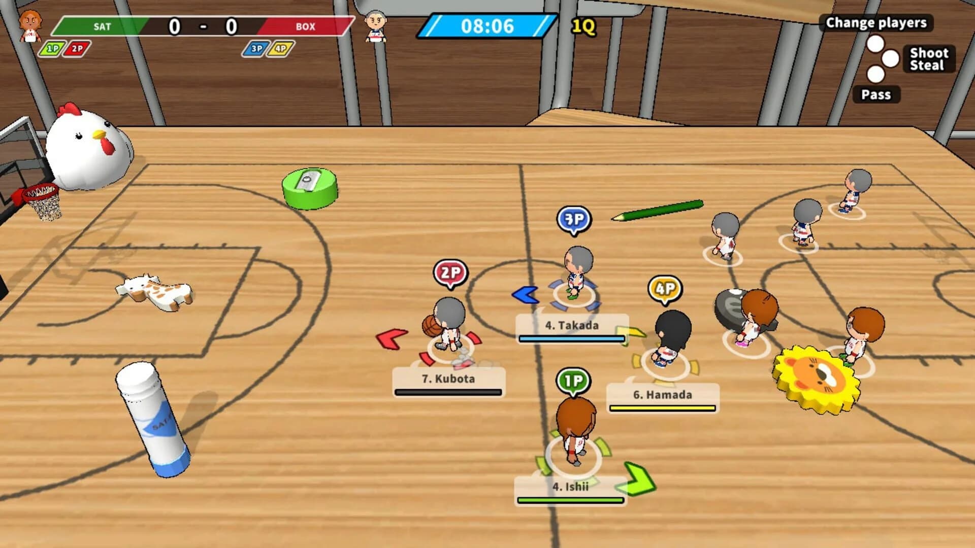 Desktop Basketball 2 screenshot 1