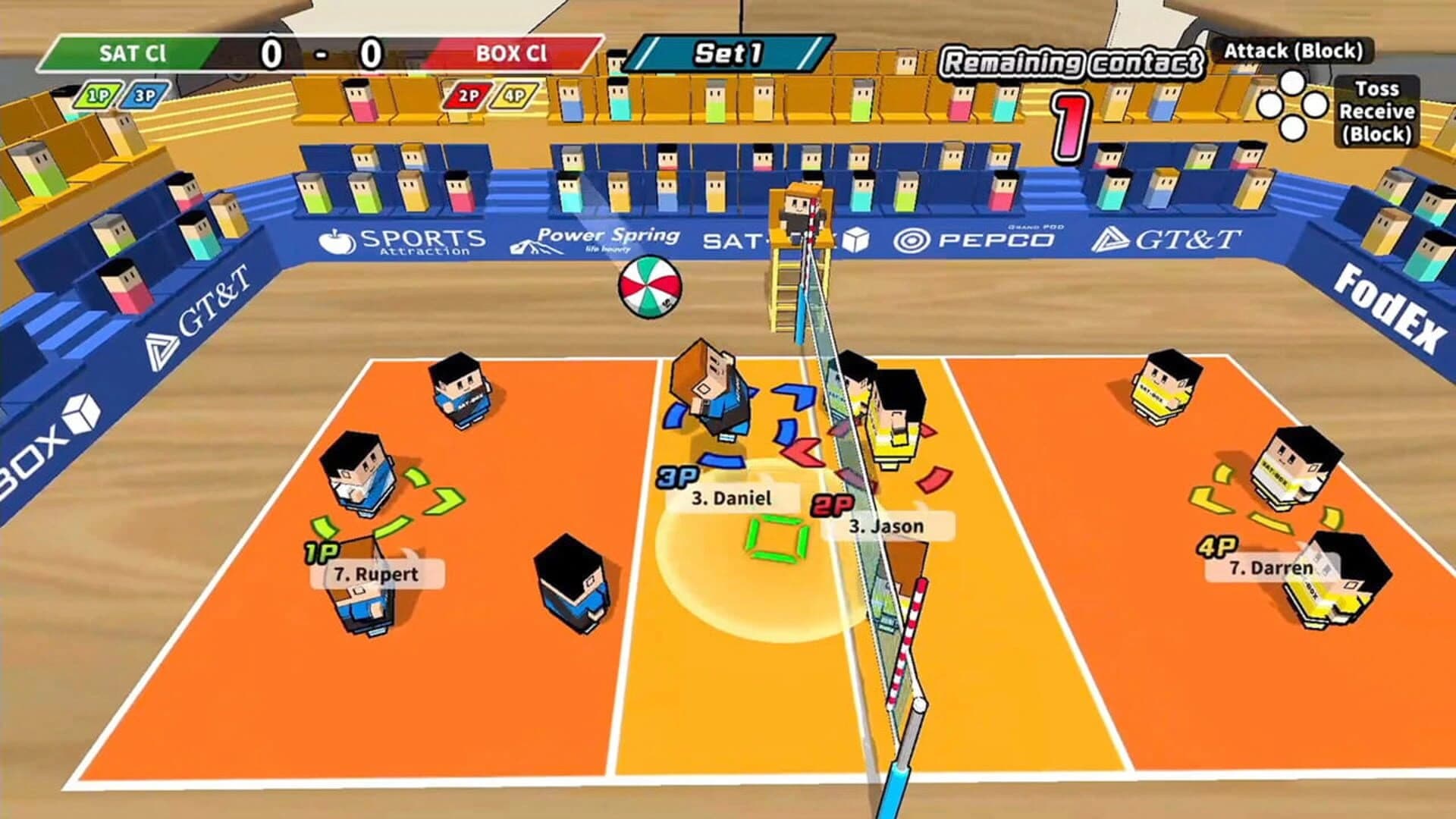 Desktop Volleyball screenshot 1