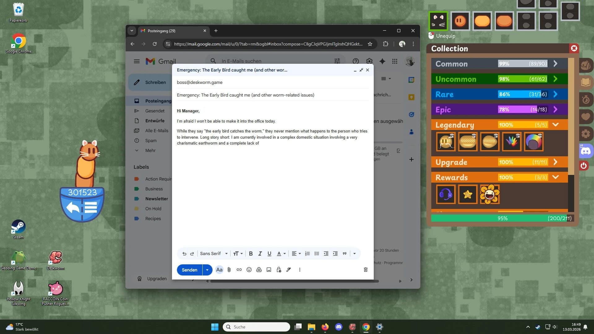 Deskworm screenshot 2