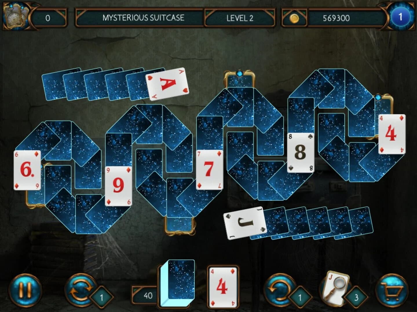 Detective Solitaire: Butler Story screenshot 1