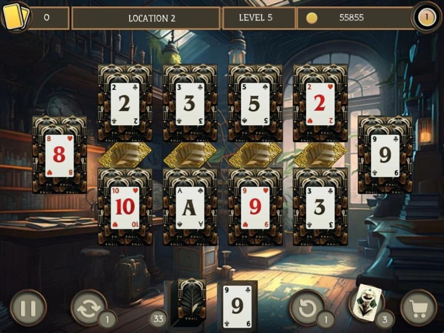 Detective Solitaire: Butler Story 3 screenshot 1