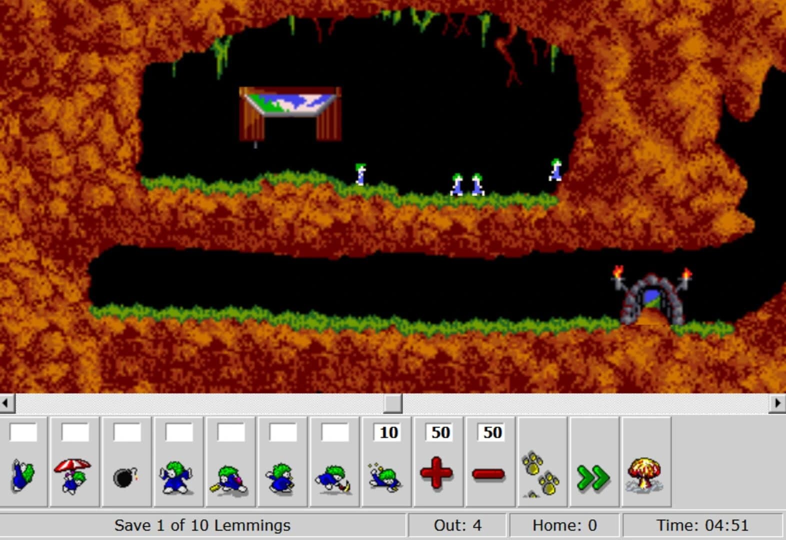 DHTML Lemmings screenshot 1