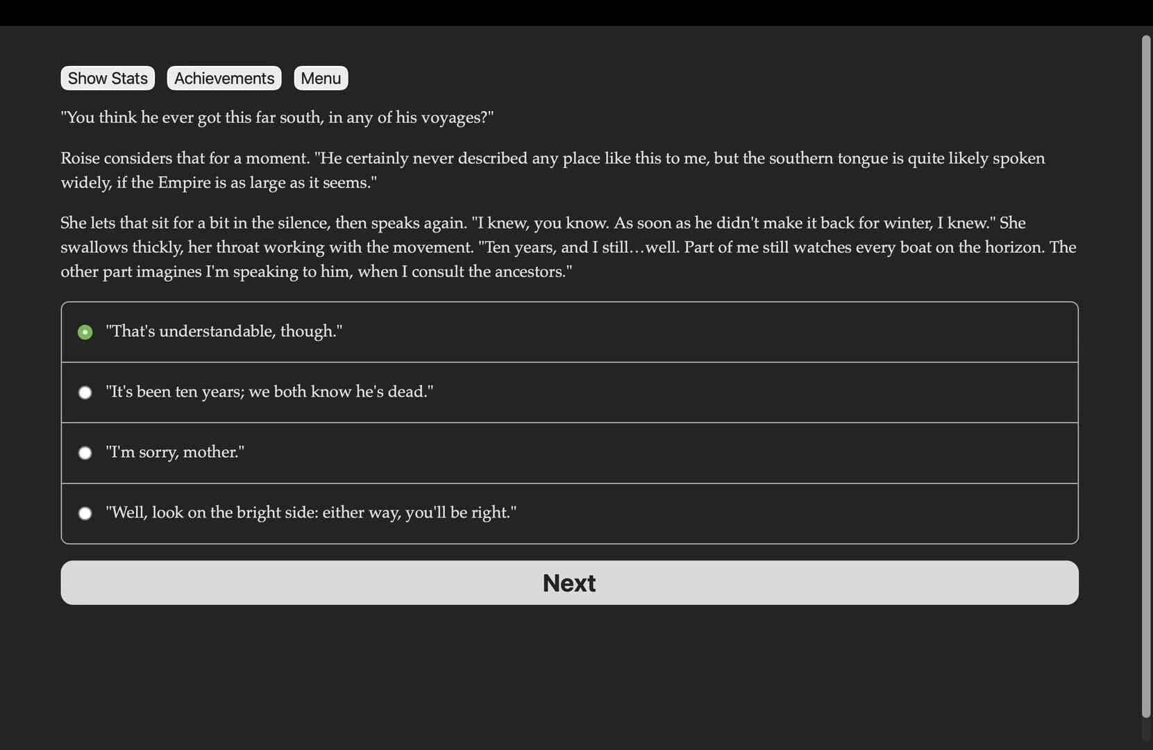 Diaspora screenshot 1