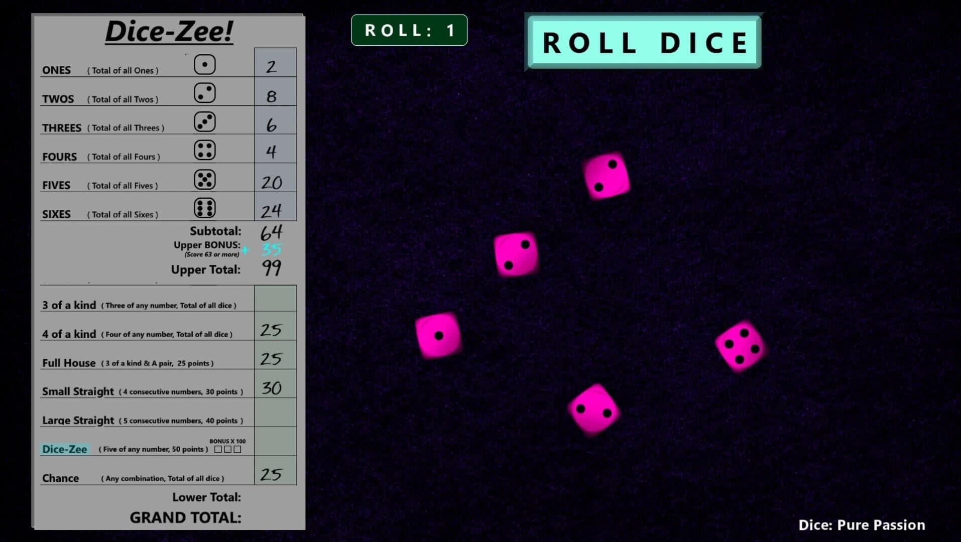 Dice-Zee! screenshot 2