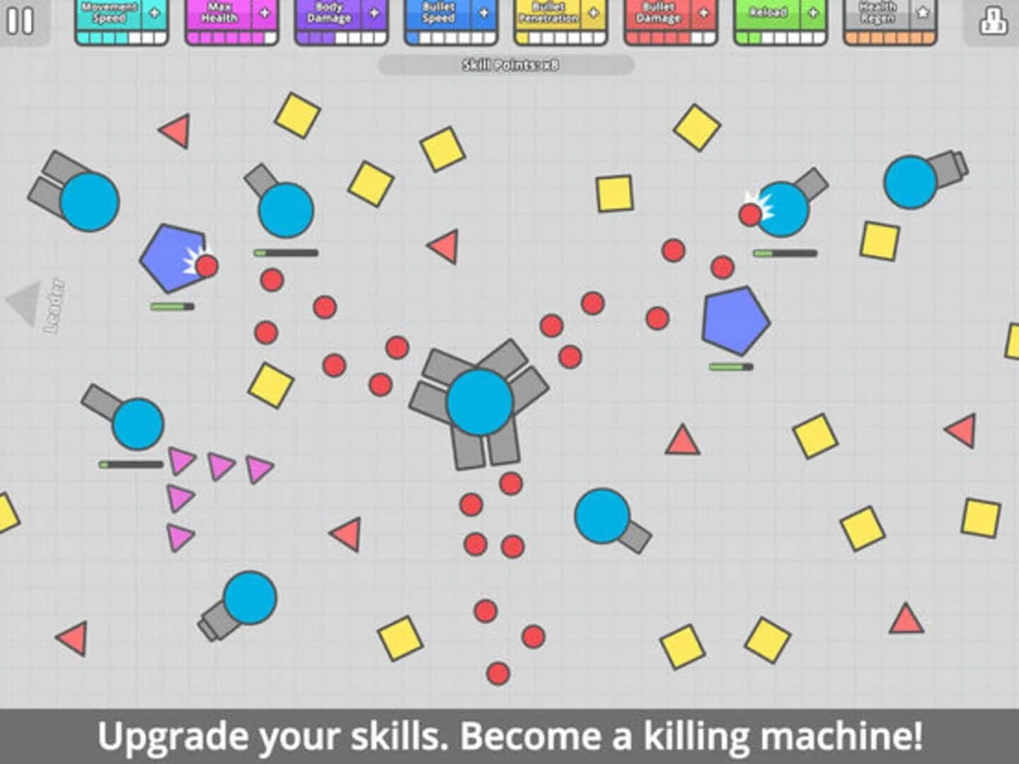 Diep.io screenshot 1