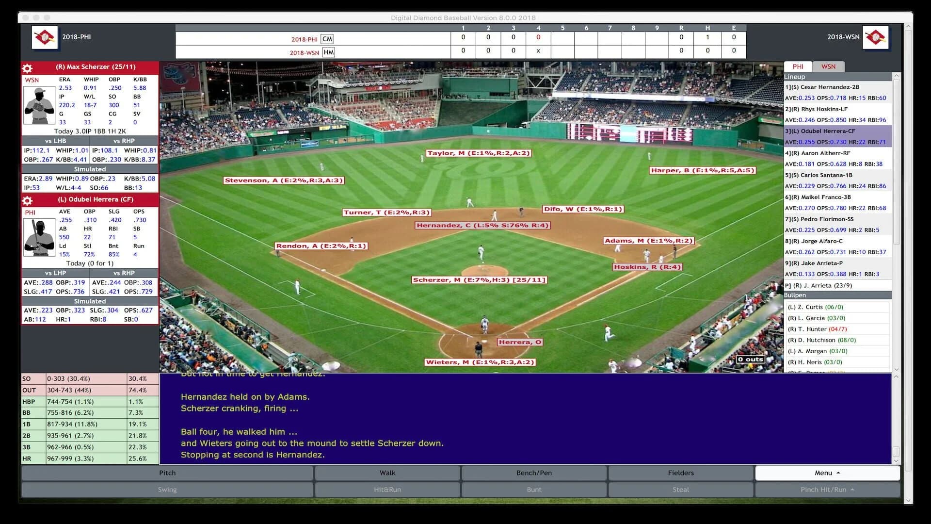 Digital Diamond Baseball V8 screenshot 3