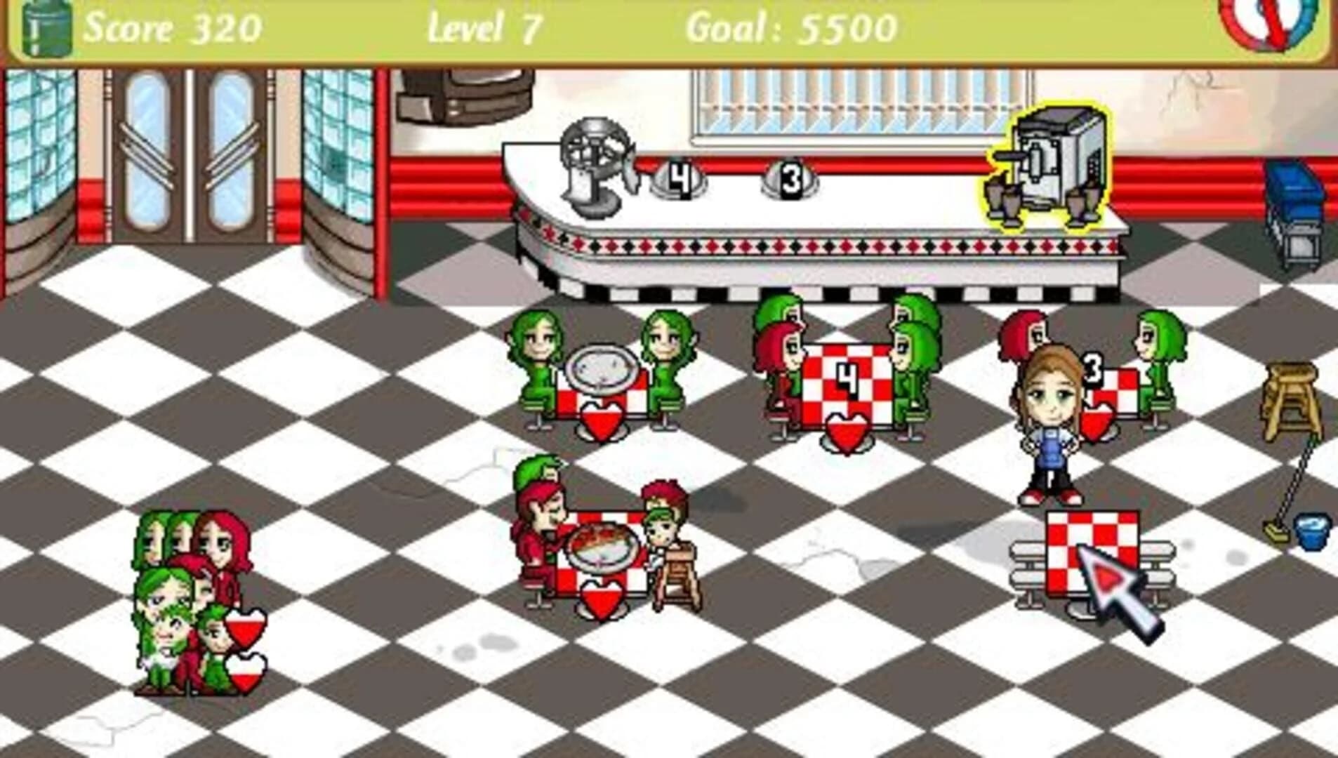 Diner Dash: Sizzle & Serve screenshot 1