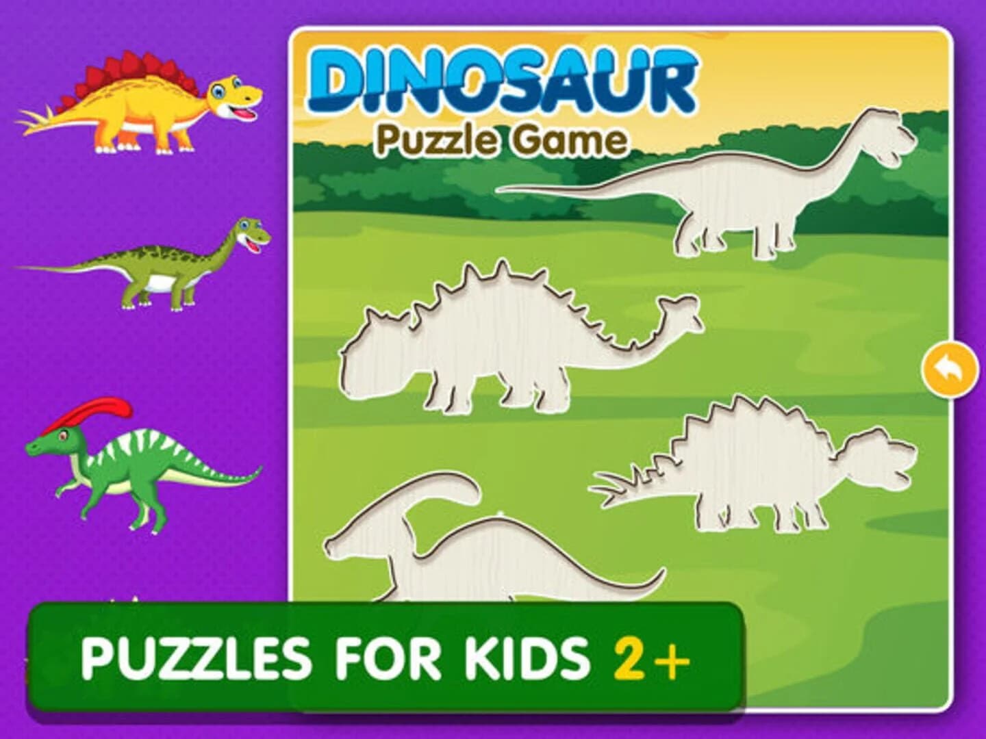 Dinosaur Games: Puzzle for Kids & Toddlers screenshot 3
