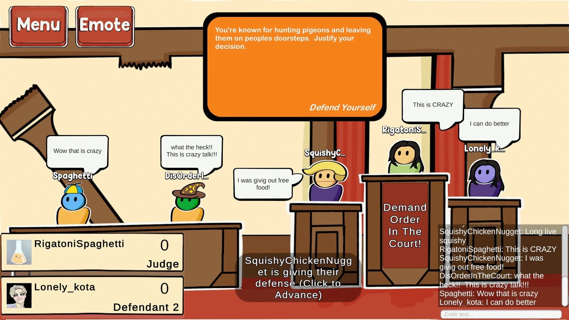DisOrder in the Court screenshot 2