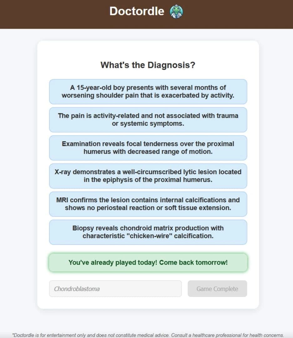 Doctordle screenshot 1