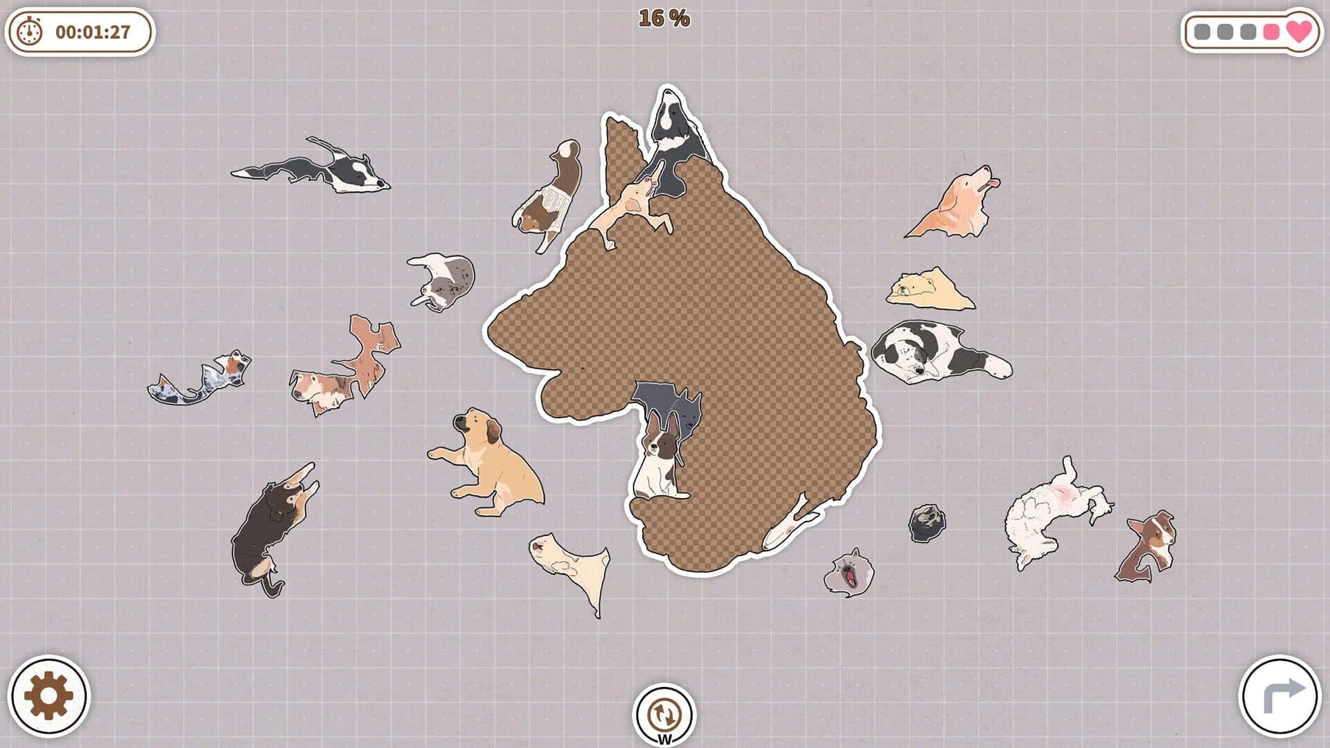 Dogs Huddled Together screenshot 2