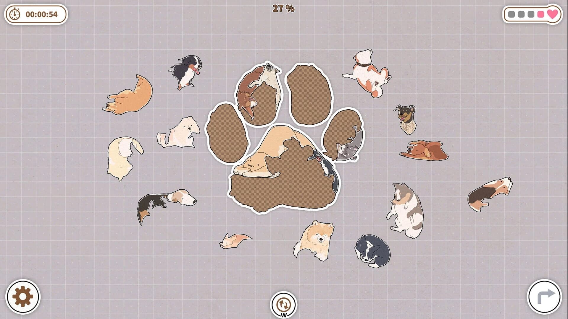 Dogs Huddled Together screenshot 1