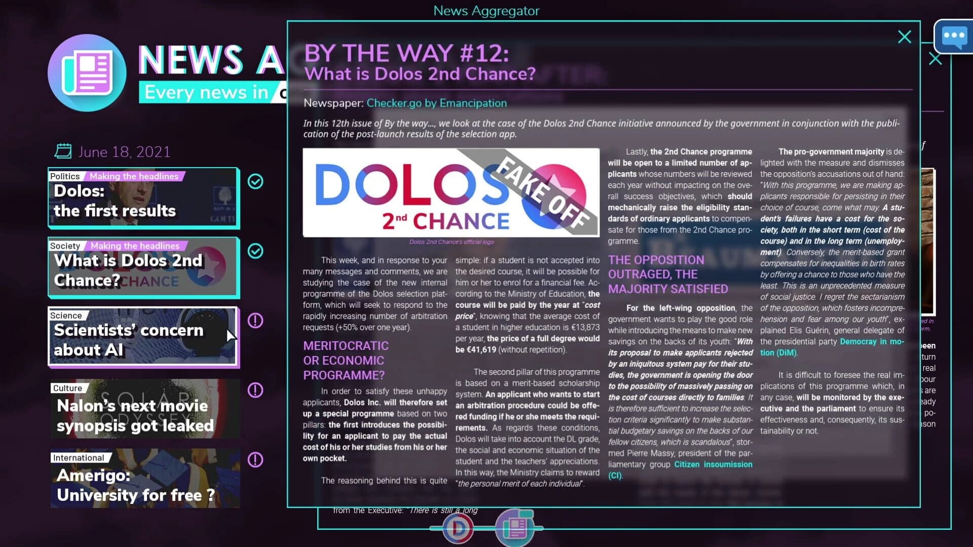 Dolos: Your Best Future screenshot 1