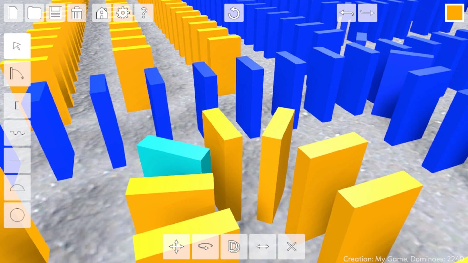 Domino Effect: Build and Topple screenshot 1