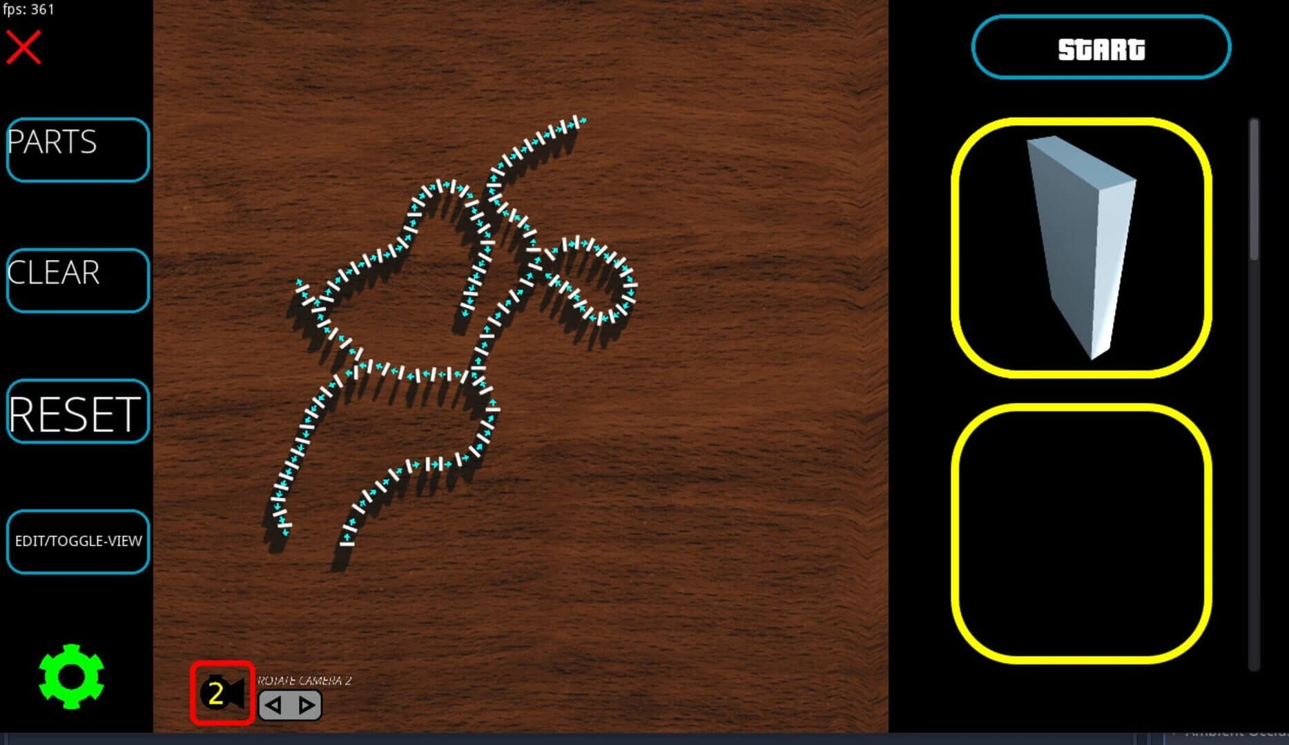 Dominoes 3D Simulator screenshot 2