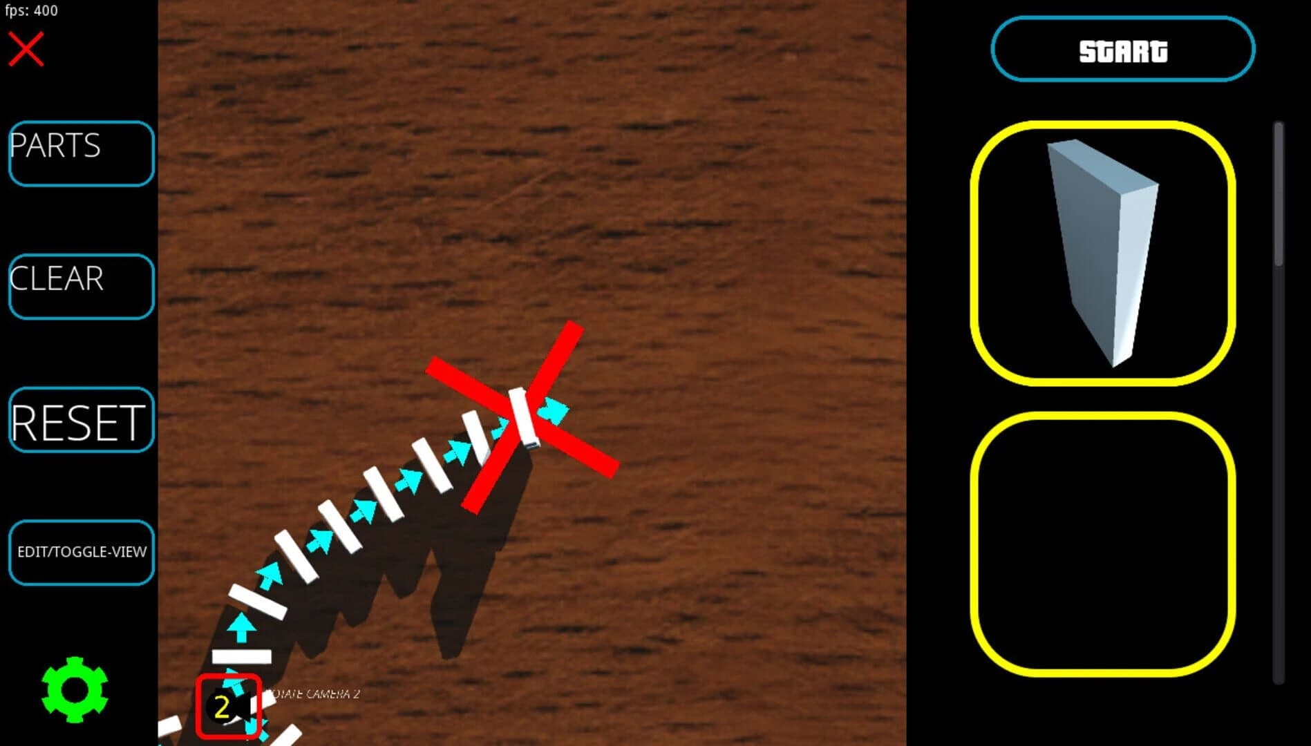 Dominoes 3D Simulator screenshot 1