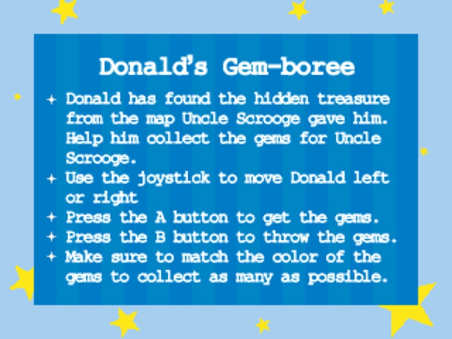 Donald's Gem-boree screenshot 1