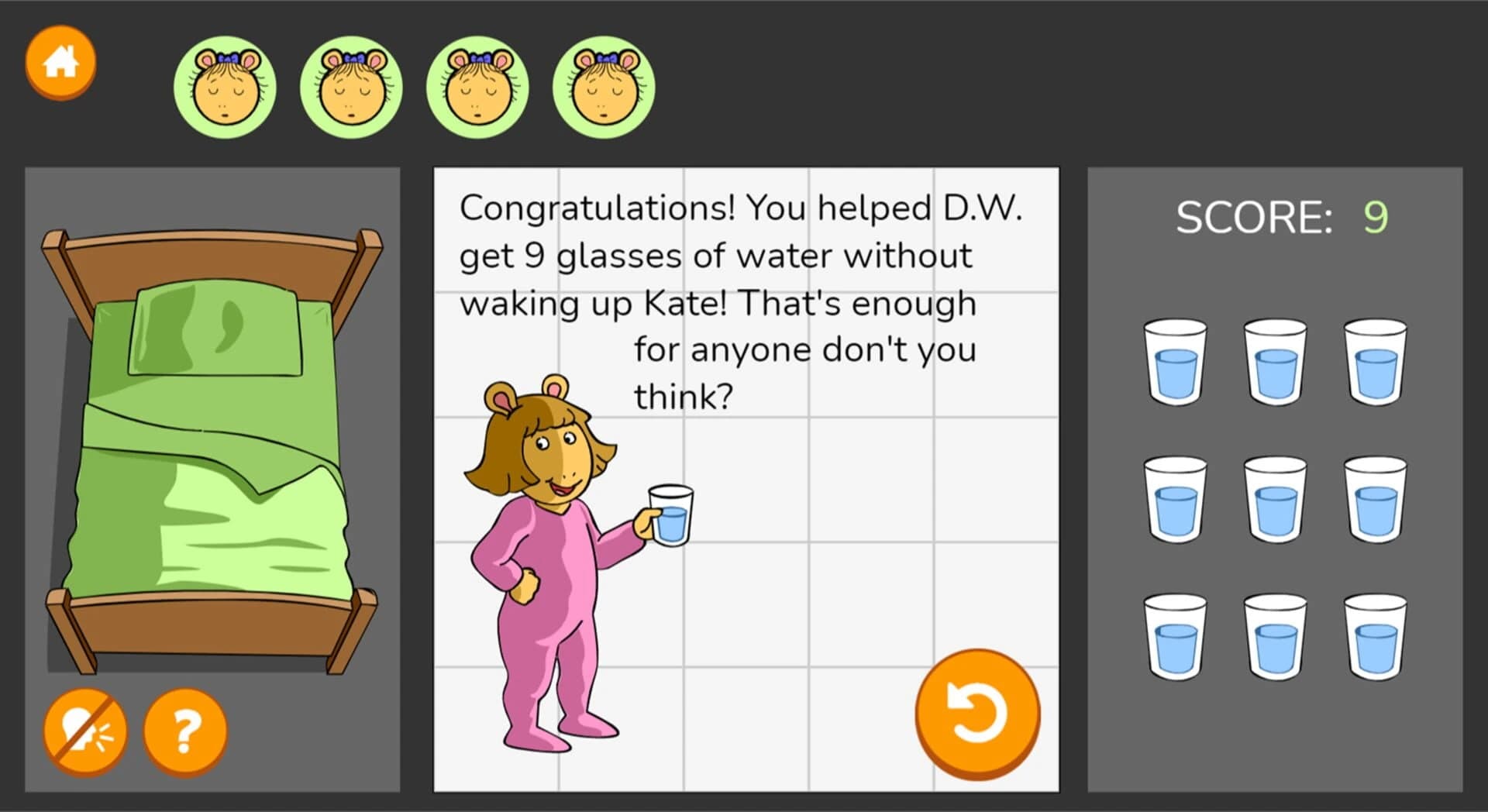 Don't Wake Kate! screenshot 1