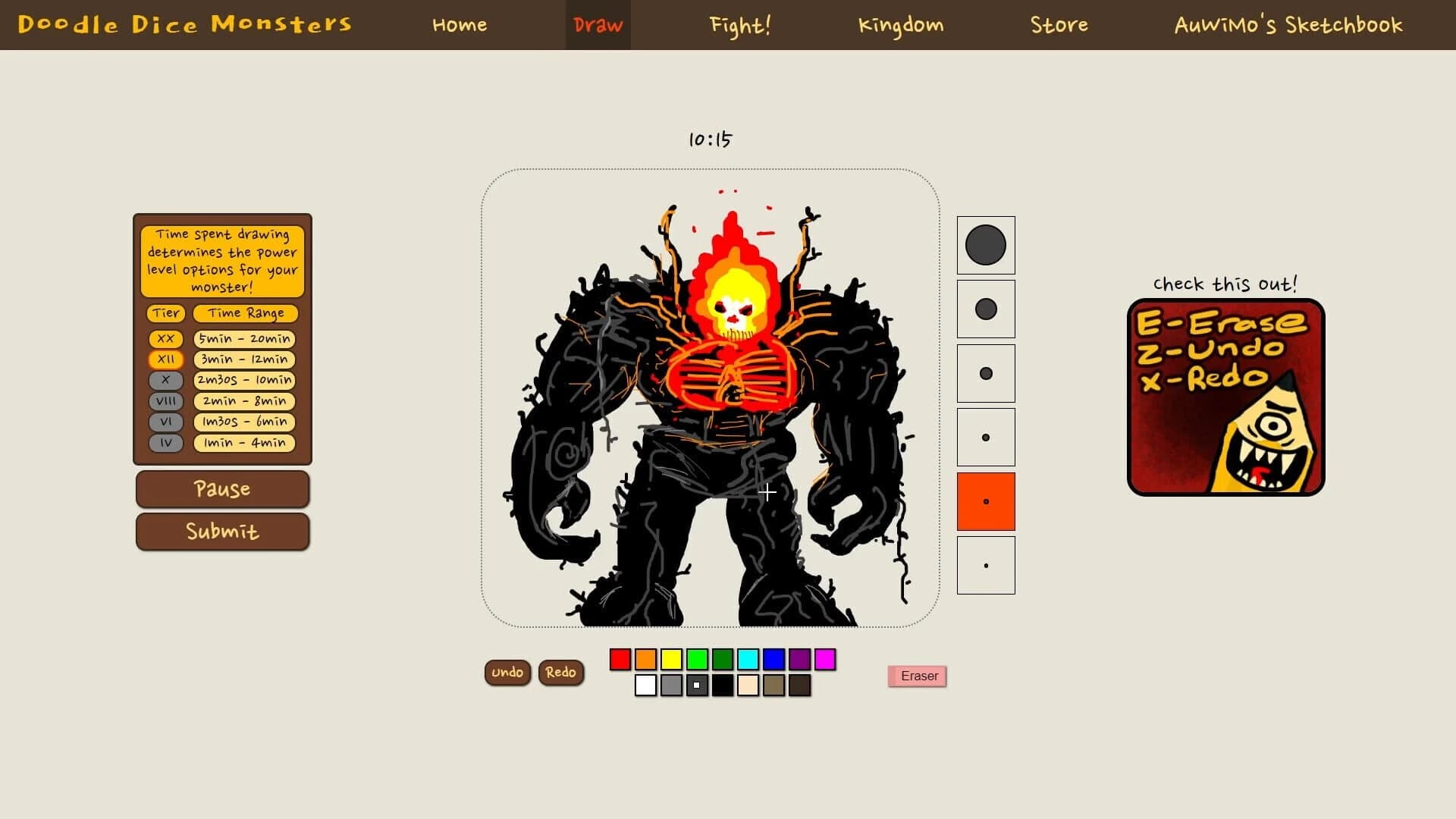 Doodle Dice Monsters screenshot 2