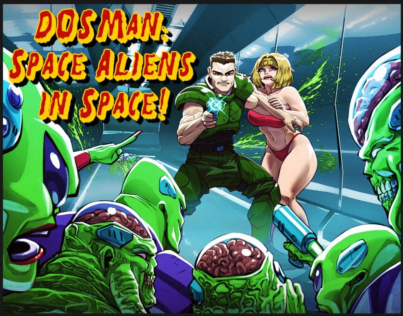 DOSMan: Space Aliens in Space! screenshot 4