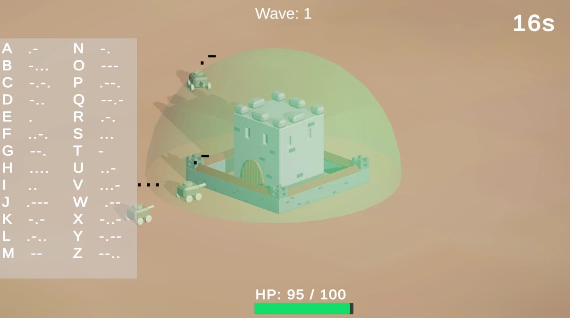 Dot Dash Defense screenshot 1