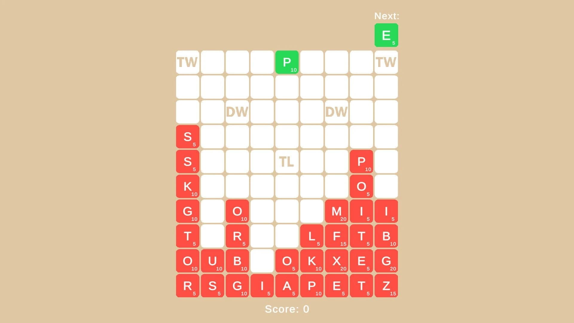 Down Word screenshot 1