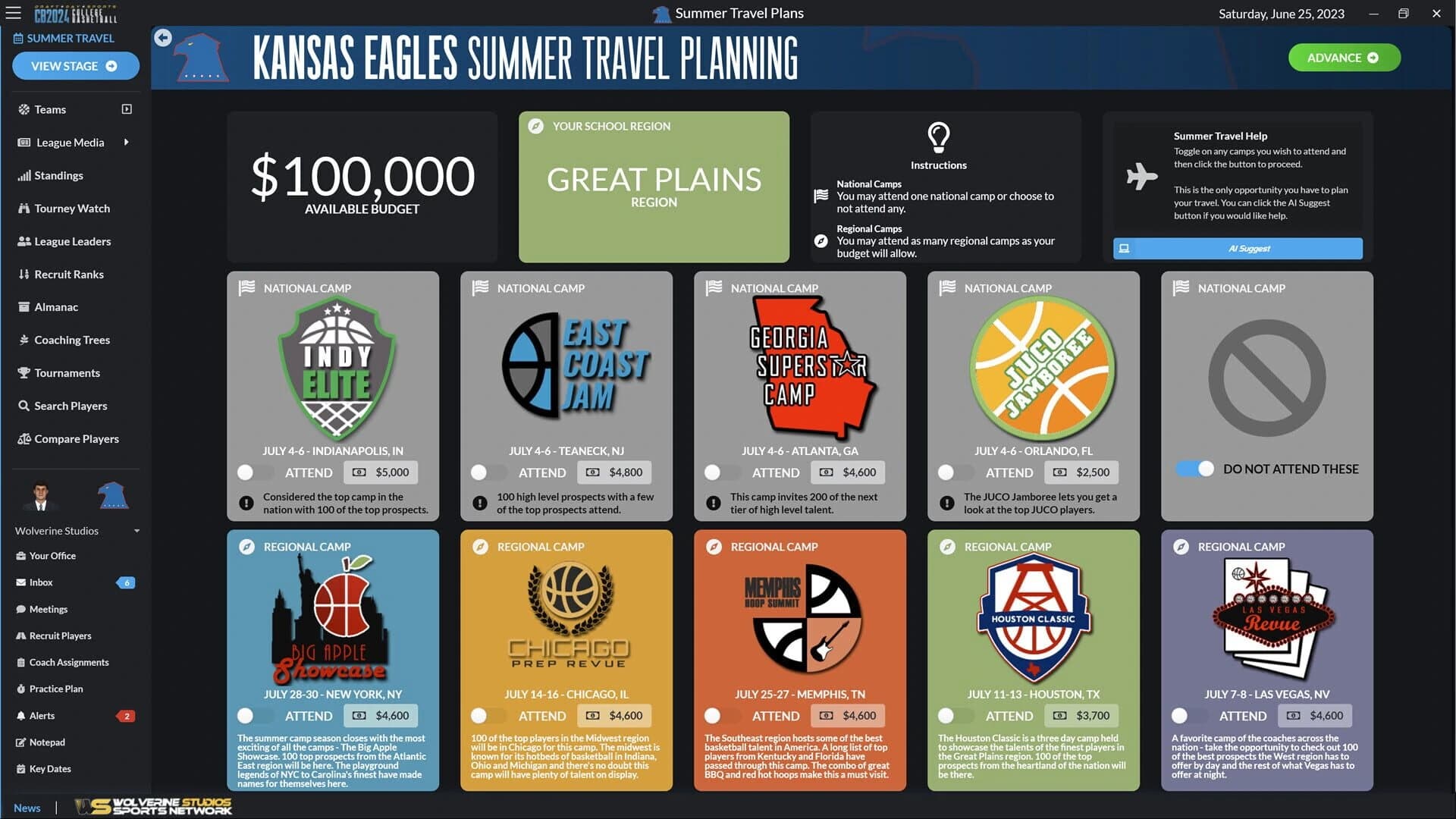 Draft Day Sports: College Basketball 2024 screenshot 4