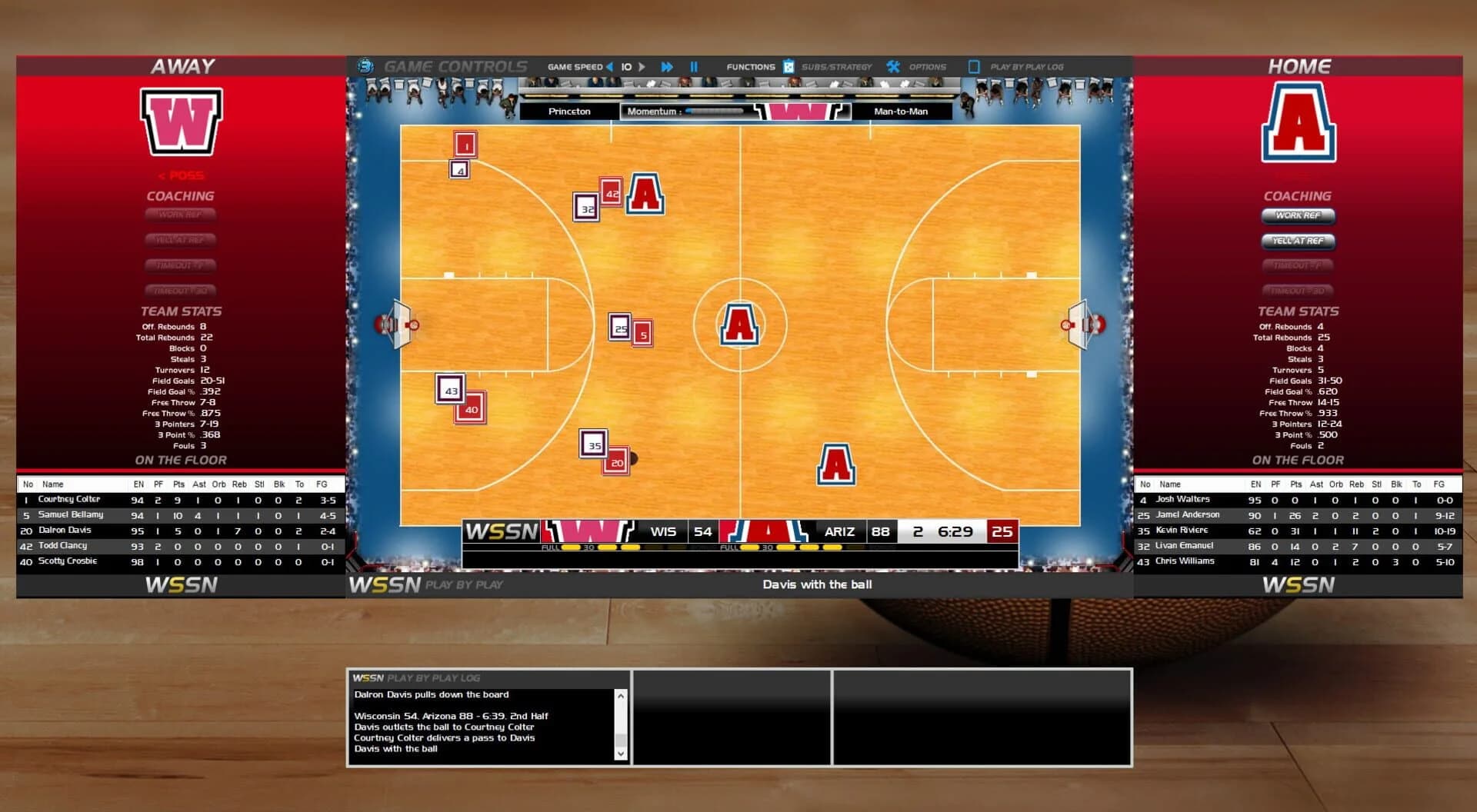 Draft Day Sports College Basketball 3 screenshot 5
