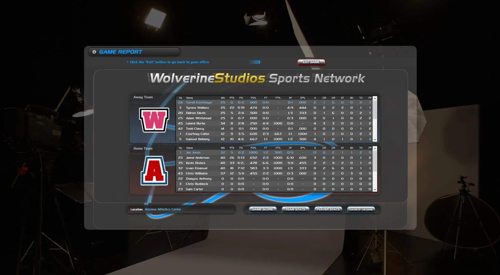 Draft Day Sports College Basketball 3 screenshot 1