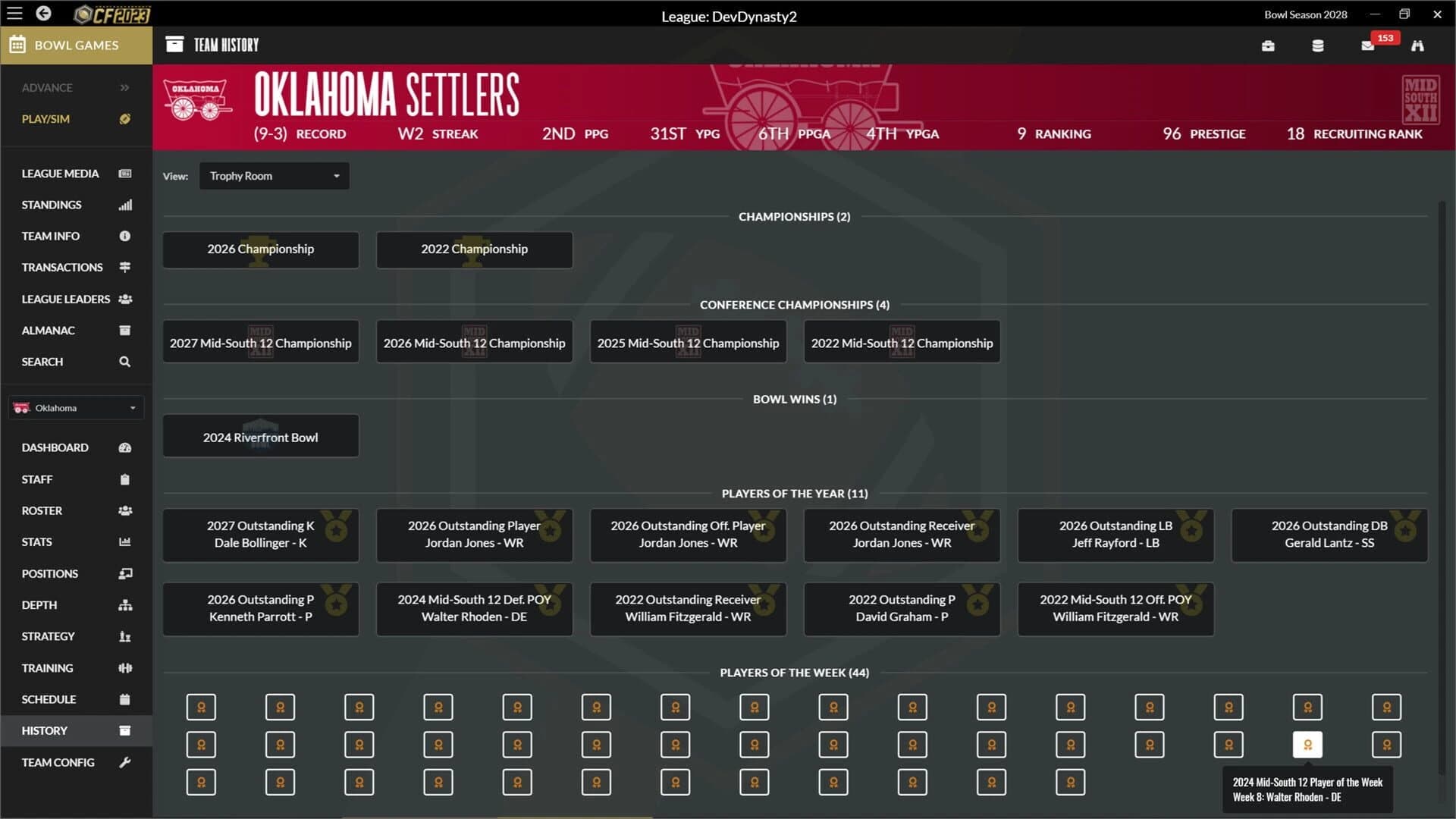 Draft Day Sports: College Football 2023 screenshot 1