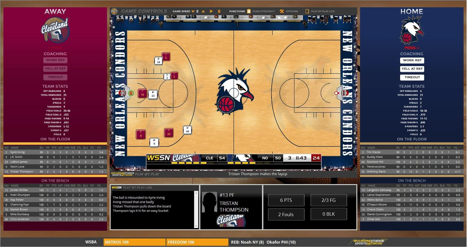 Draft Day Sports: Pro Basketball 2017 screenshot 4