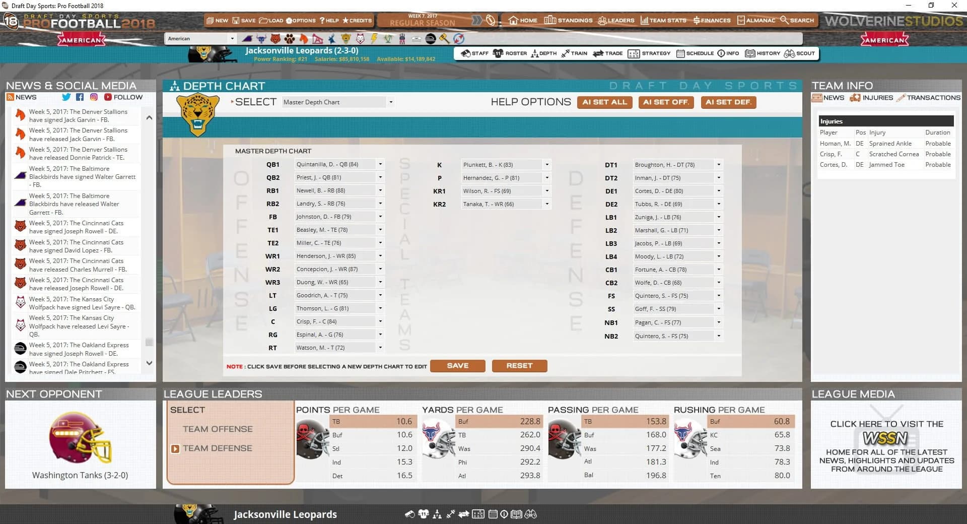 Draft Day Sports: Pro Football 2018 screenshot 3