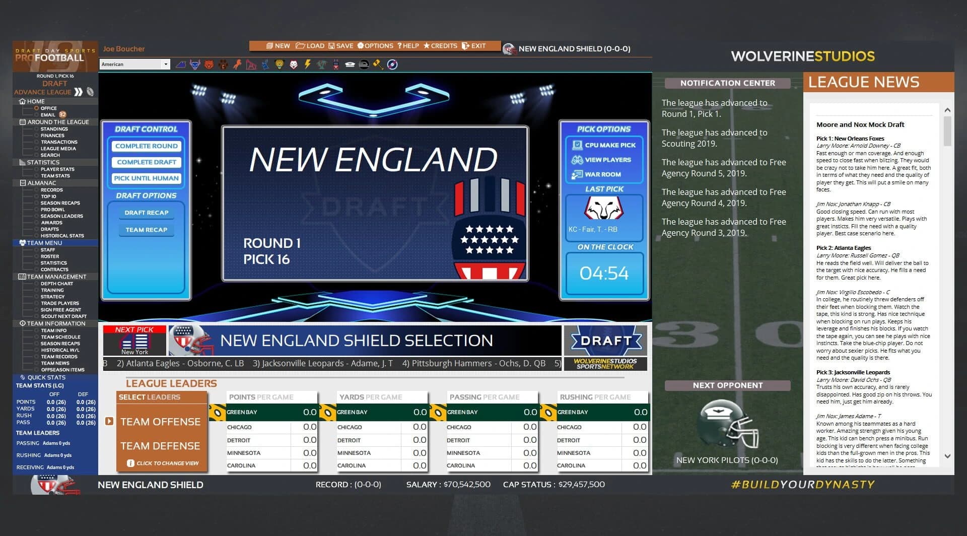 Draft Day Sports: Pro Football 2019 screenshot 4