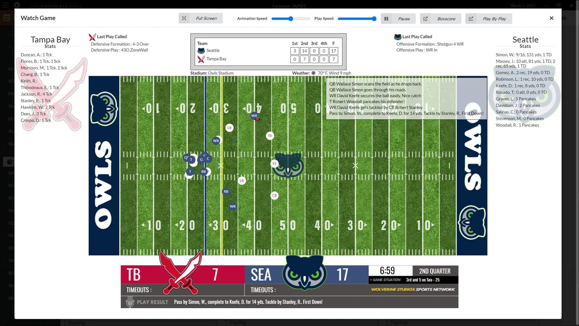 Draft Day Sports: Pro Football 2021 screenshot 2