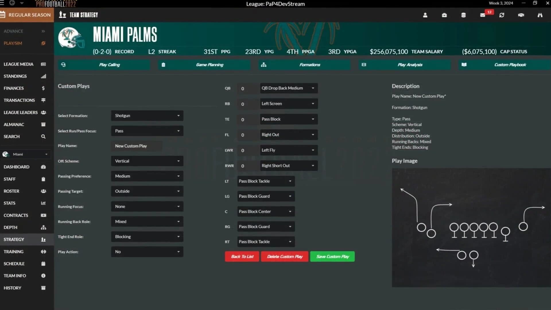 Draft Day Sports: Pro Football 2022 screenshot 1