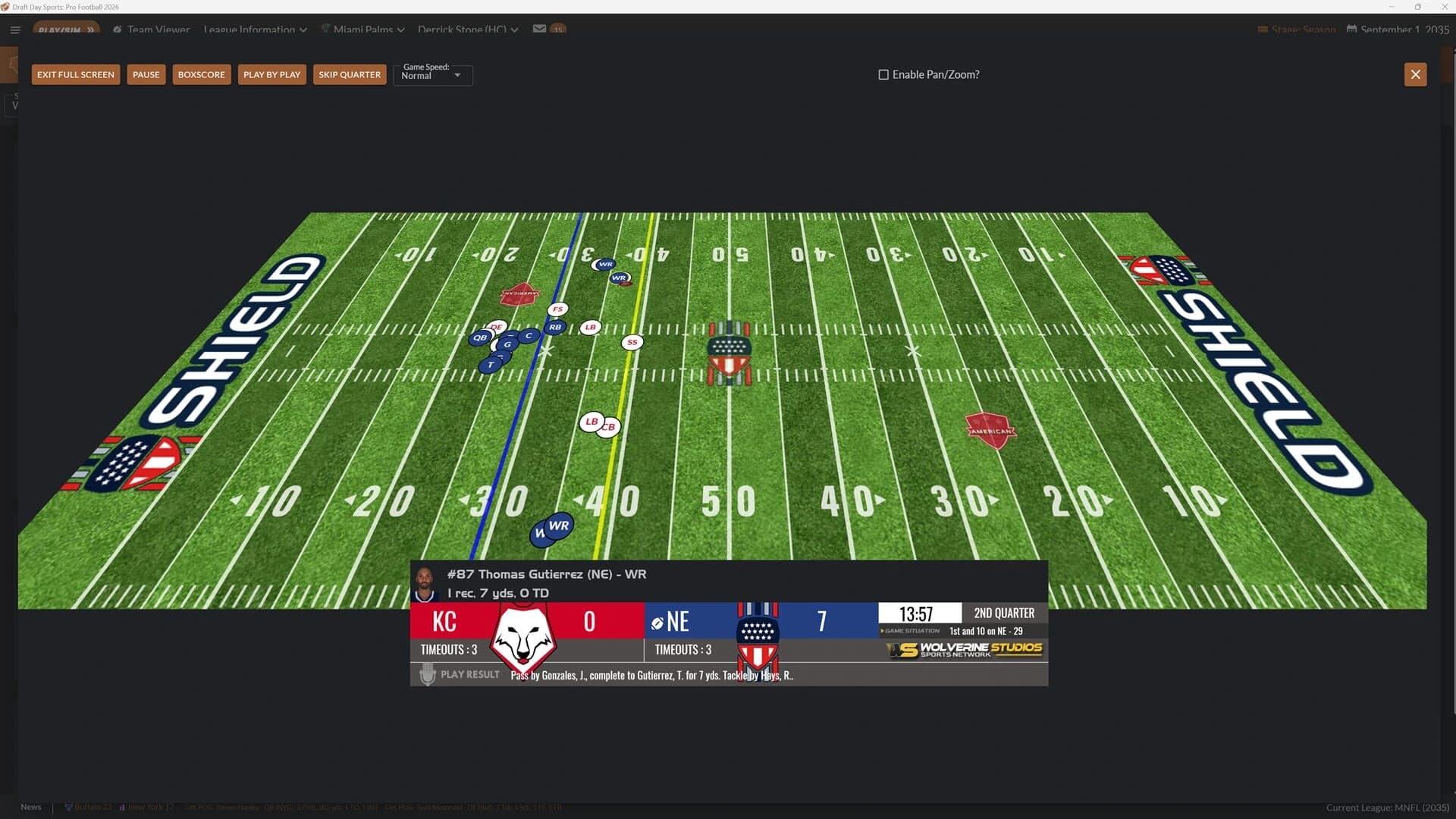 Draft Day Sports: Pro Football 26 screenshot 1