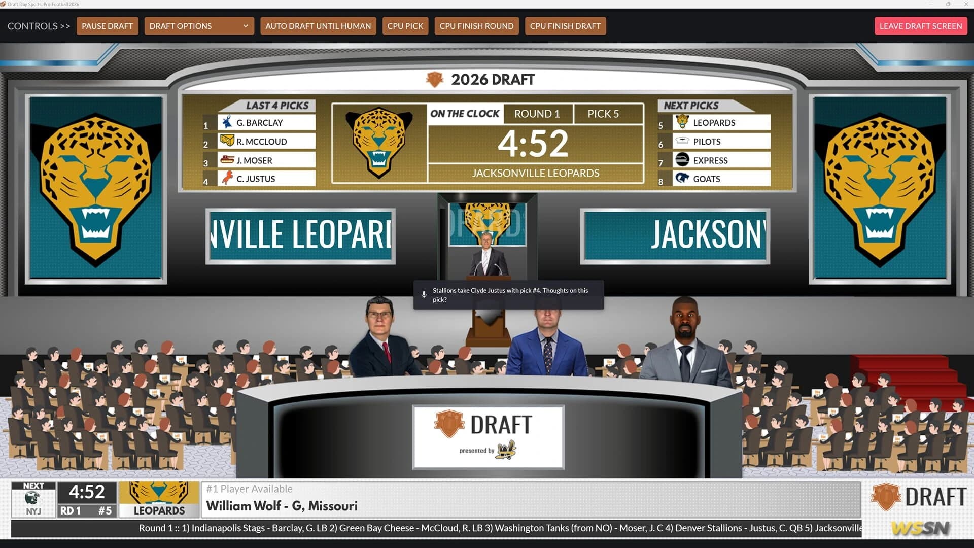 Draft Day Sports: Pro Football 26 screenshot 3