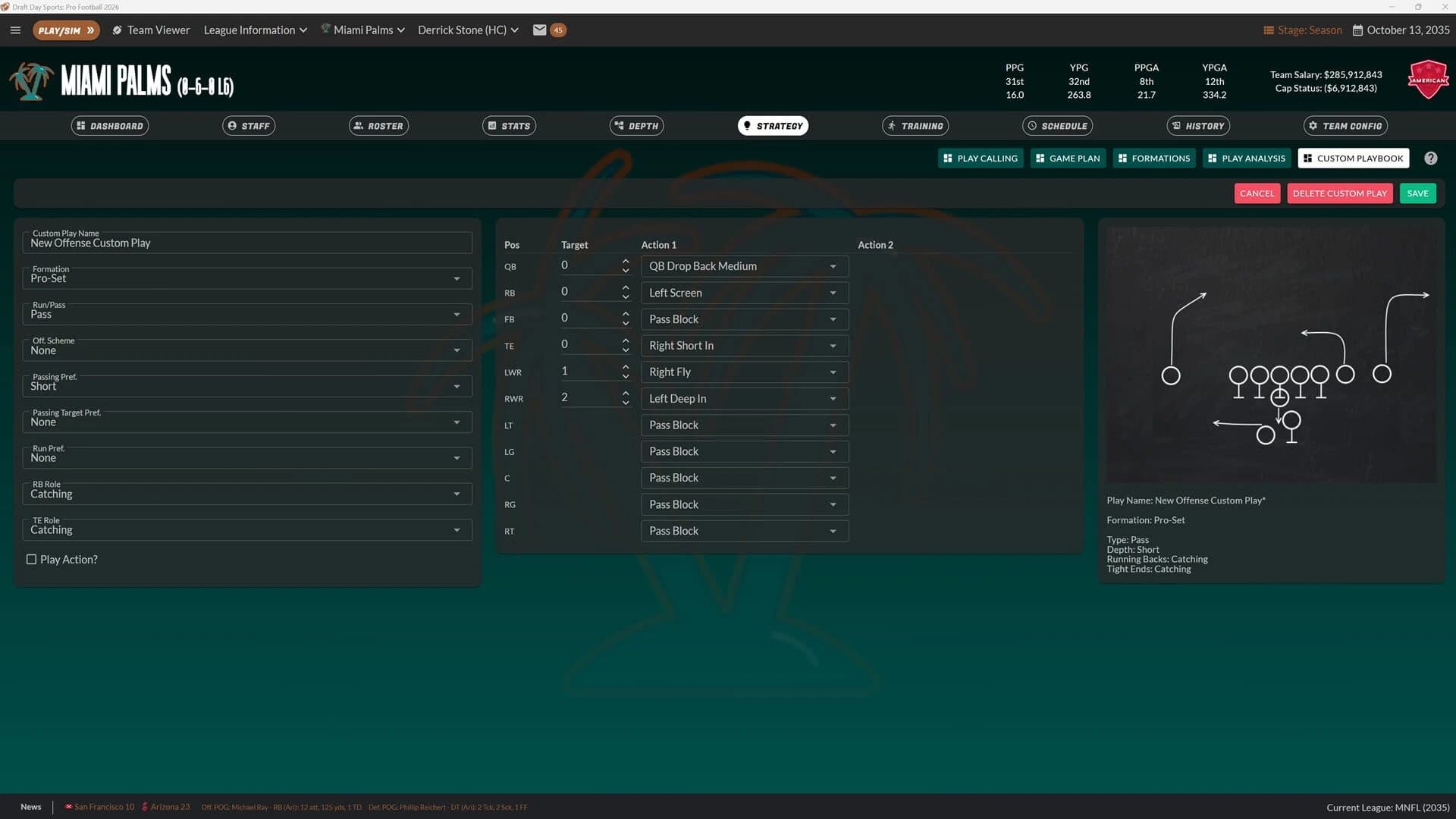 Draft Day Sports: Pro Football 26 screenshot 4