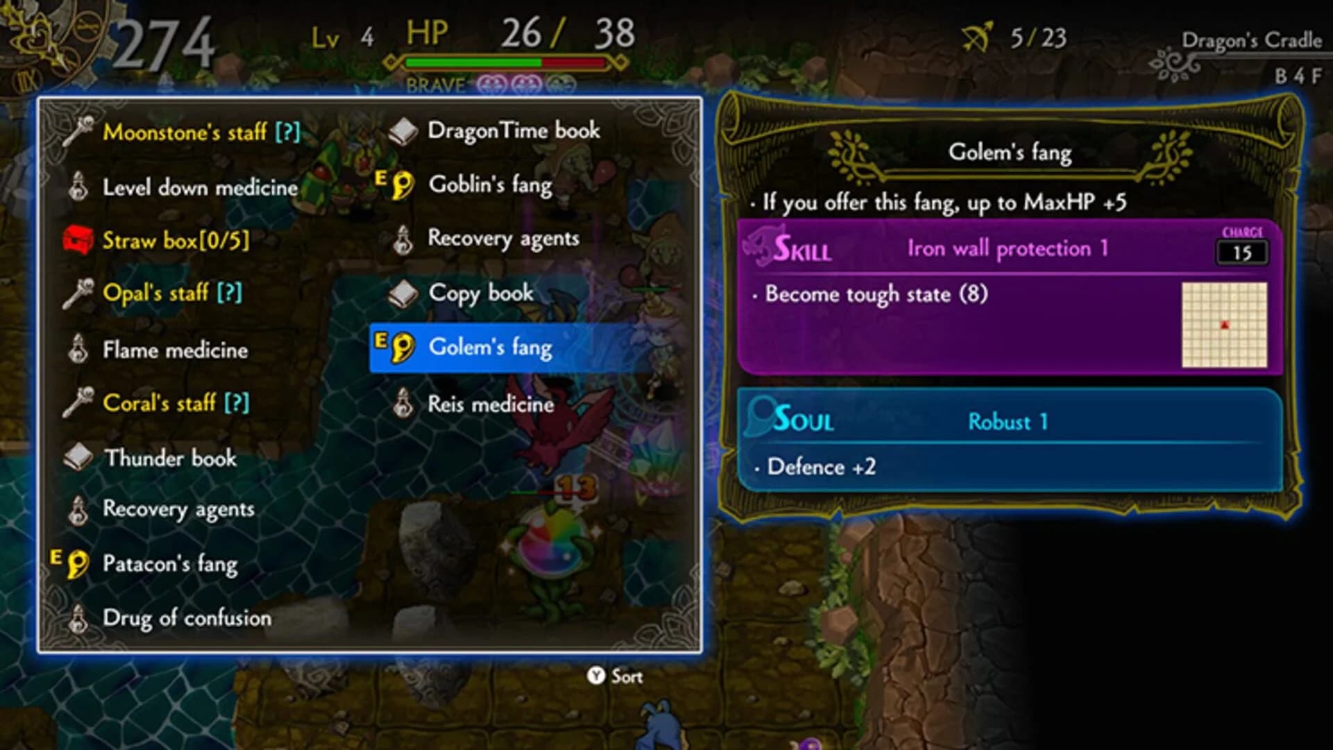 Dragon Fang Z: The Rose & Dungeon of Time screenshot 3