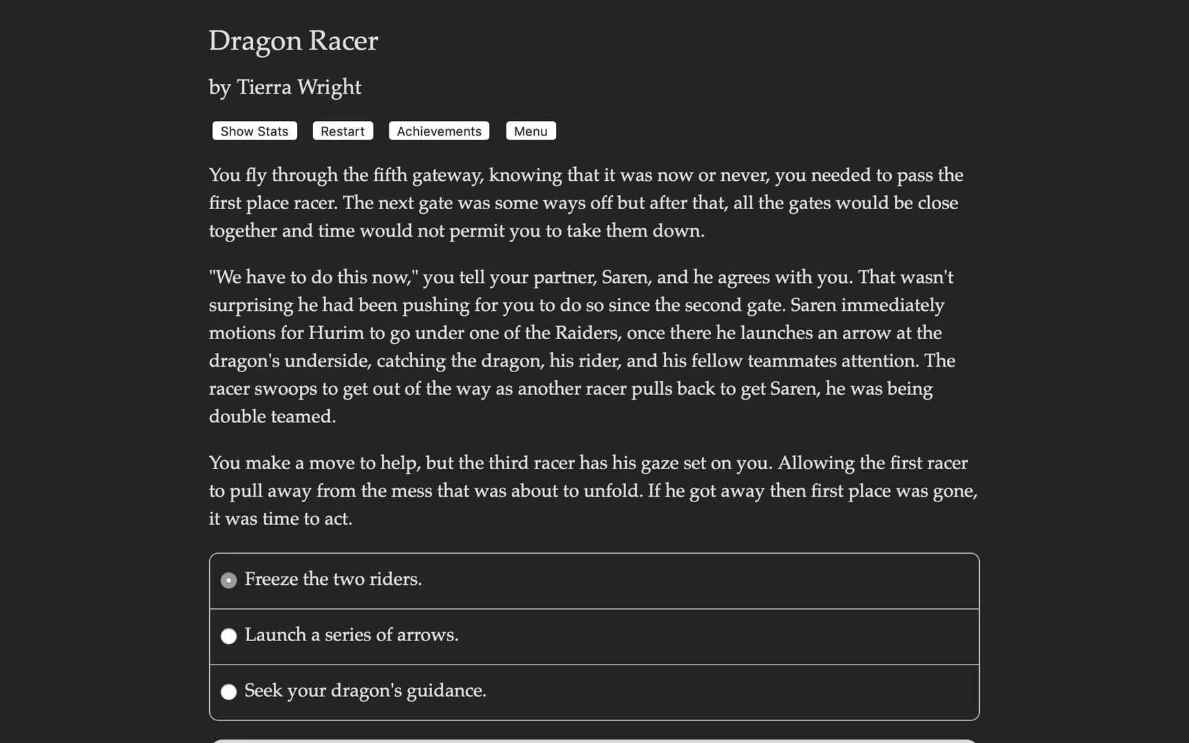 Dragon Racer screenshot 1