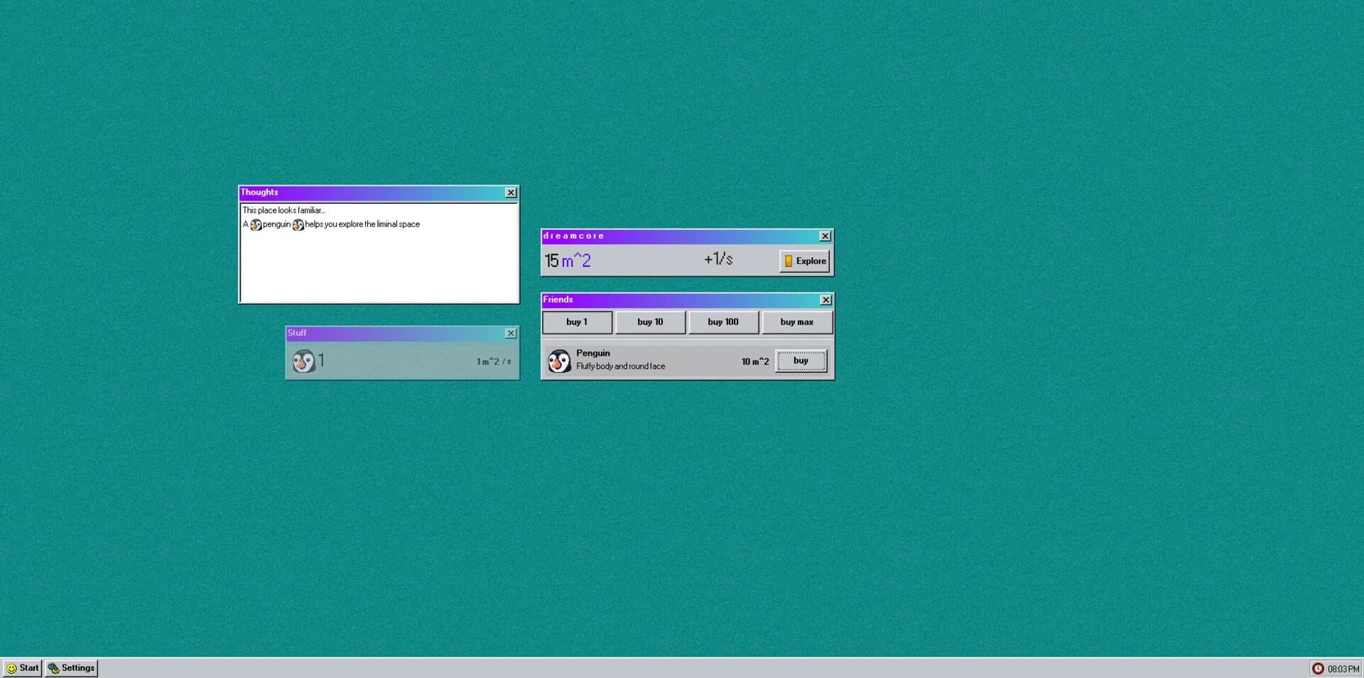 Dreamcore95 Idle screenshot 1