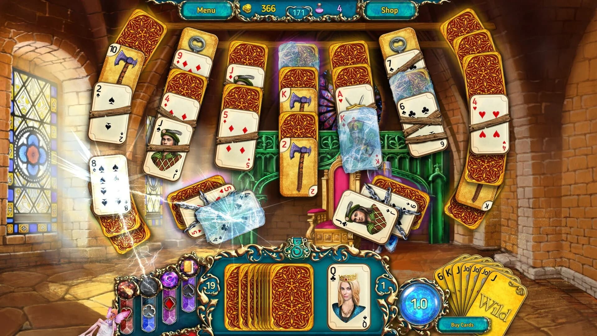 Dreamland Solitaire screenshot 1