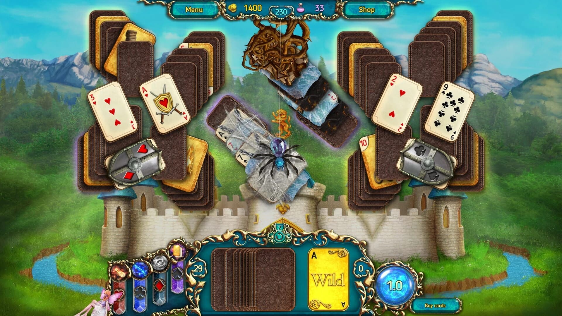 Dreamland Solitaire: Dark Prophecy screenshot 1