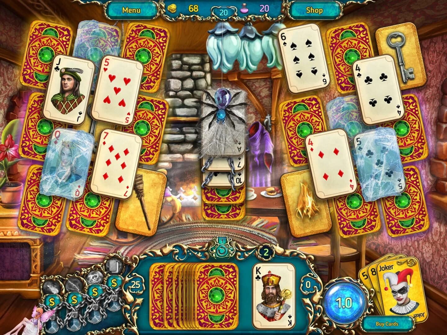 Dreamland Solitaire: Dragon's Fury screenshot 5