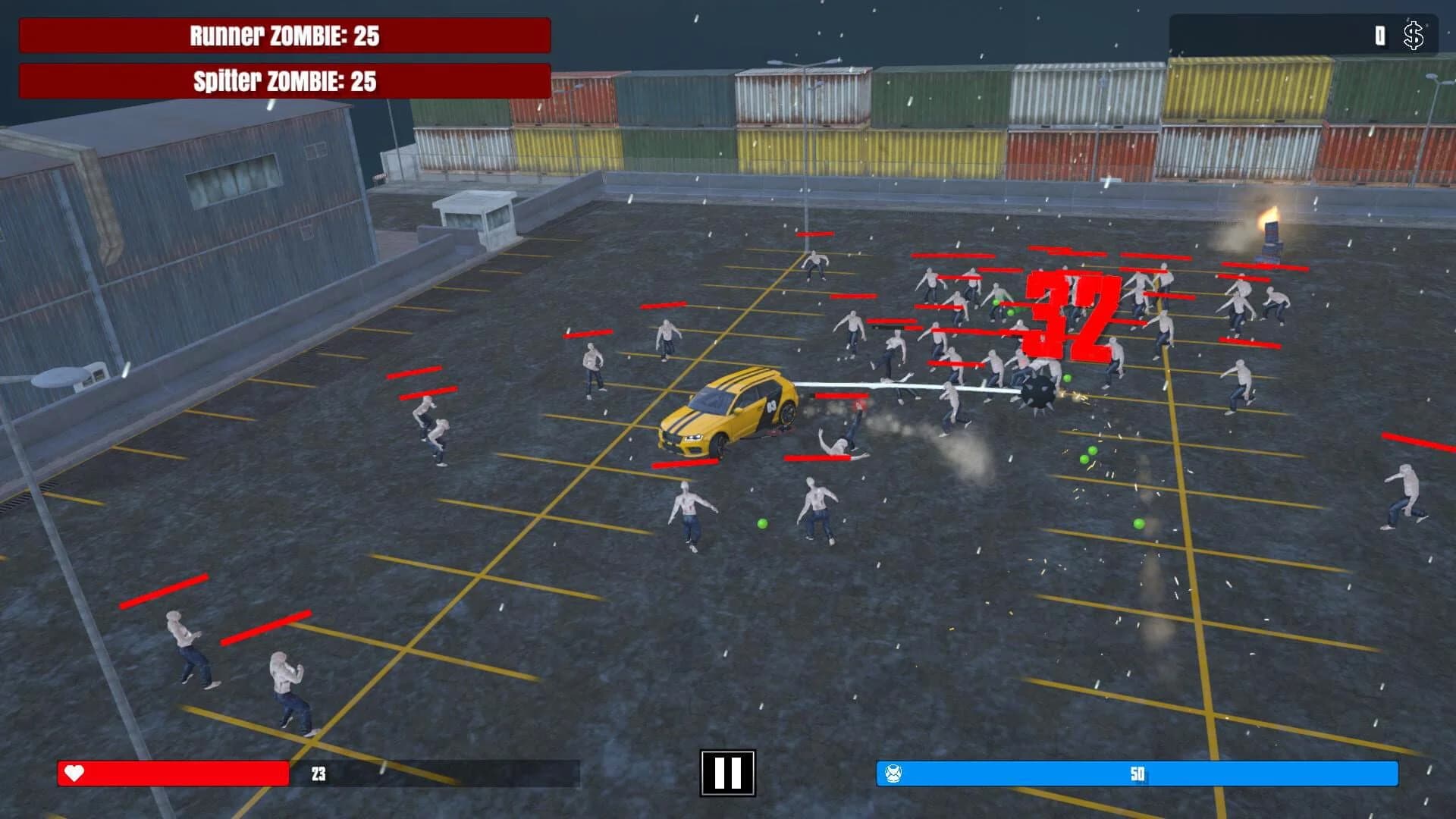 Drift Cars Zombie Crusher screenshot 2